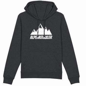 Alpenkraxler Hoodie - dunkelgrau meliert